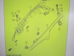 Suzuki AN 650 Burgman Sağ Arka Tutamak