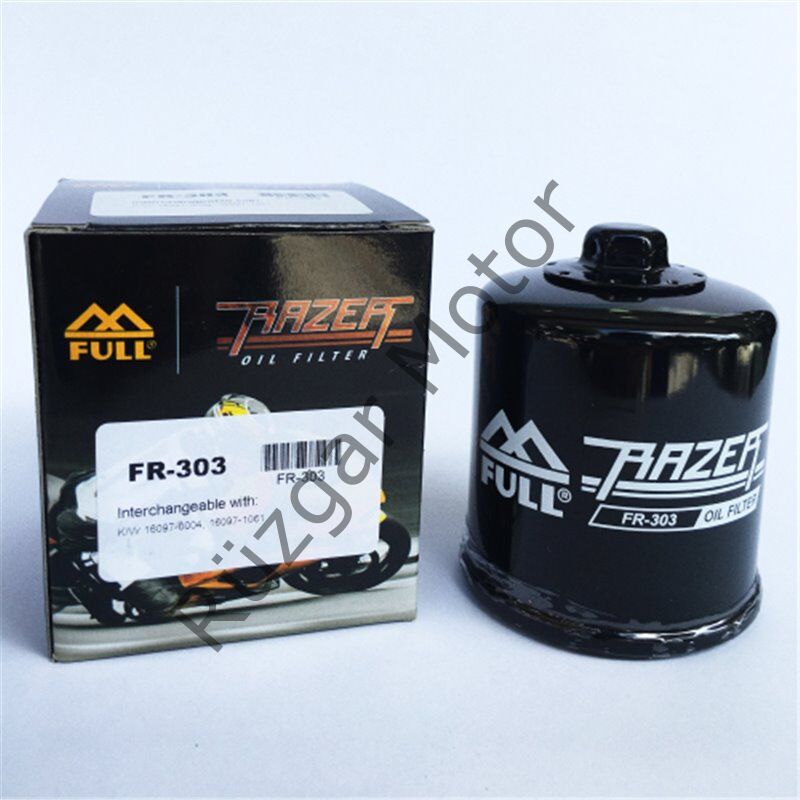 Yamaha Kawasaki-Honda Uyumlu  Full Fazer  Yağ Filtresi FR-303
