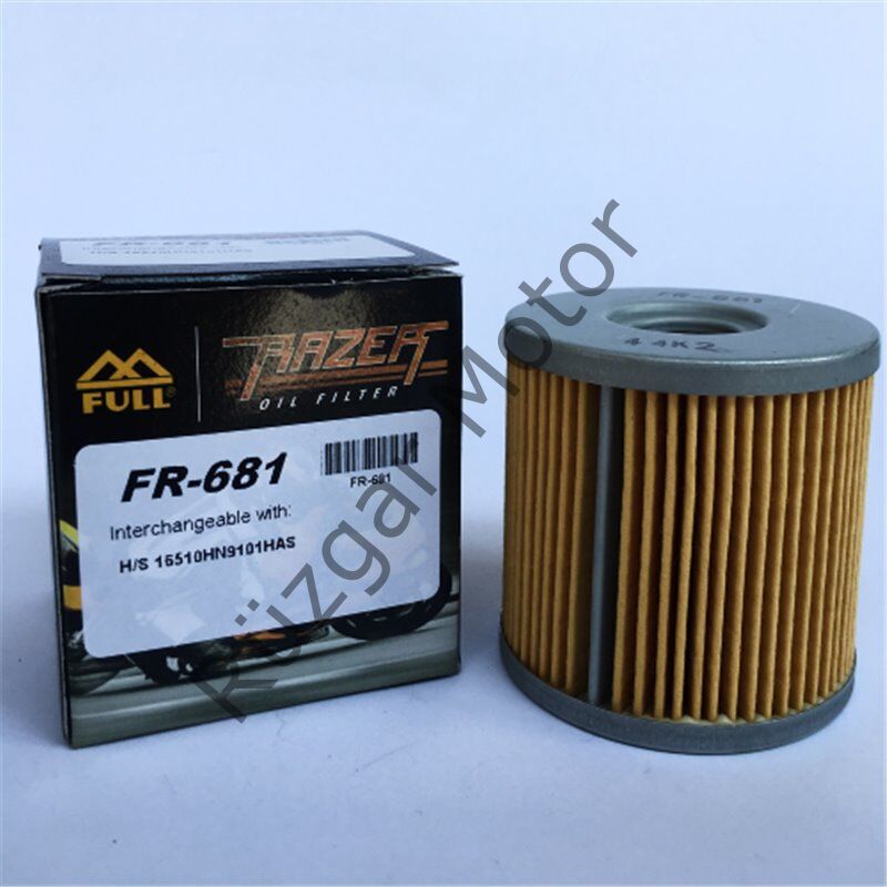 Hyosung  GV 650 EFI/GT 650 EFI/GT 650 R/COMET 650  Full Fazer Yağ Filtresi FR-681 / HF681