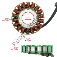 Suzuki GSXR600 GSX-R600 1997-2000  Statör Altarnatör Stator Sargı